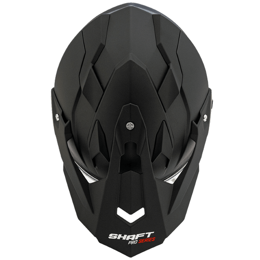 Casco moto shaft pro mx-370dv multipropósito solid n.m sun visor norma europea ecer-22052