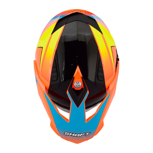 Casco moto Shaft mx-380 multipropósito honeybee nj.n am.n con sun visor norma ecer2