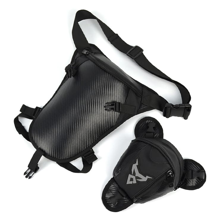 Muslera para moto motocentric 11-MC-0098 3,5 litros gris2