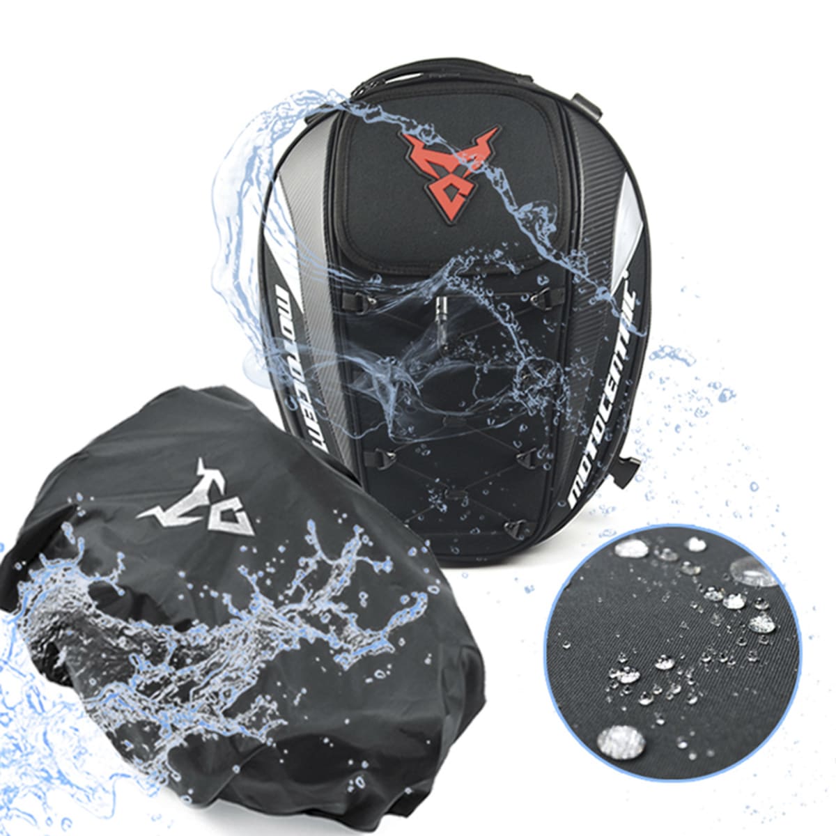 Bolso de cola para moto motocentric expandilbe de 15 a 25 litros 11-mc-010211