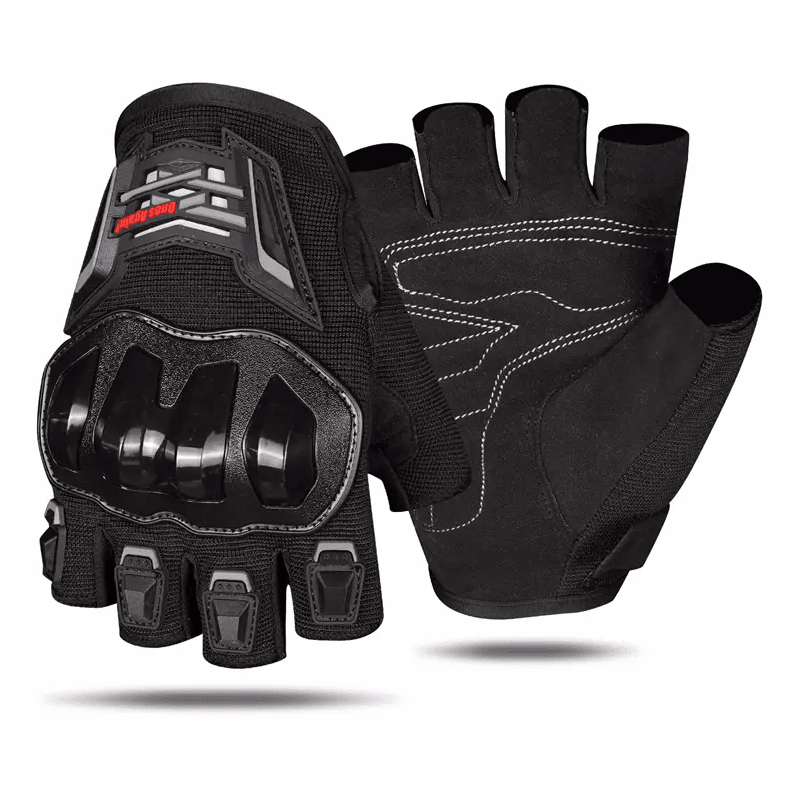 Guantes para moto ones again mg14d sin dedos con protecciones1
