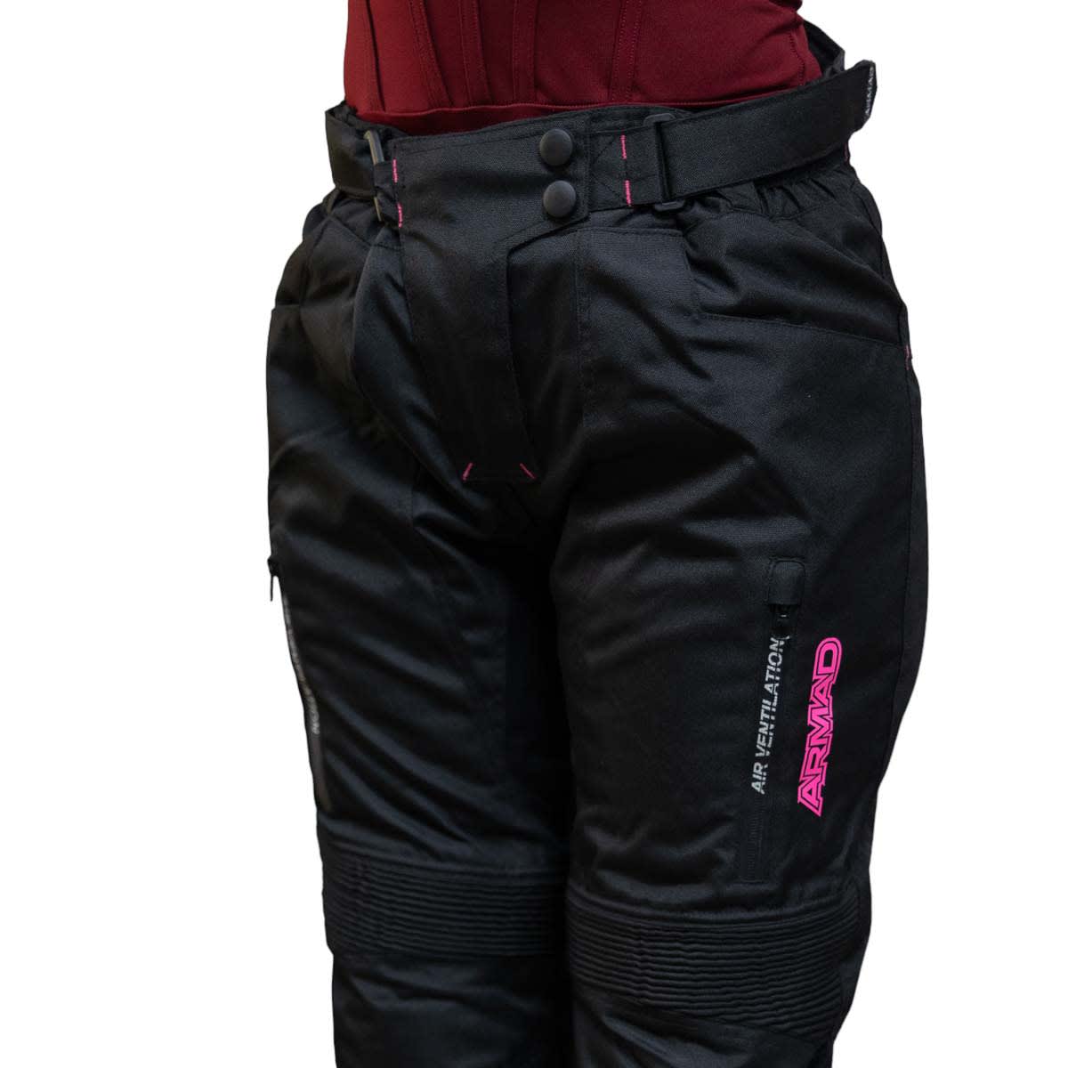 Pantalon moto armad gear lina mujer maxdura impermeable7