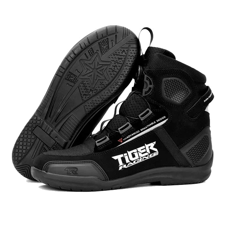 Botas Para Moto tiger racing r1 con caña urbanas4