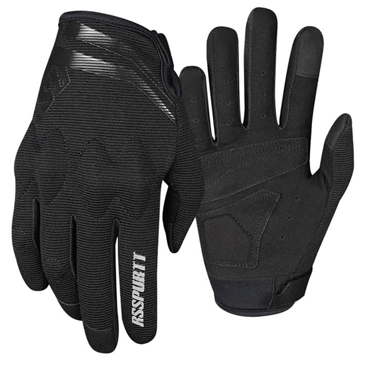 GUANTES MOTO RS SPURTT RS08 CON PROTECCIONES TOUCH NEGRO1