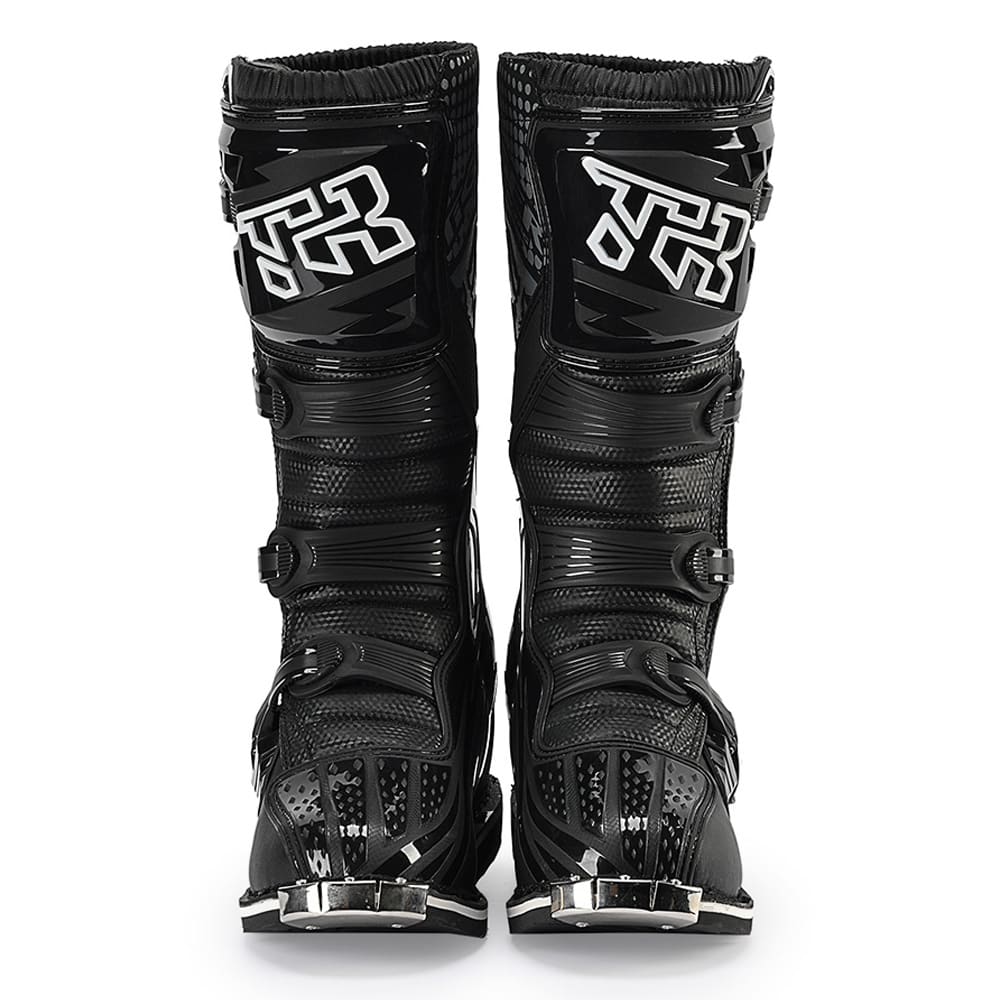 Botas para moto tiger racing tr-E001 negro motocross enduro5