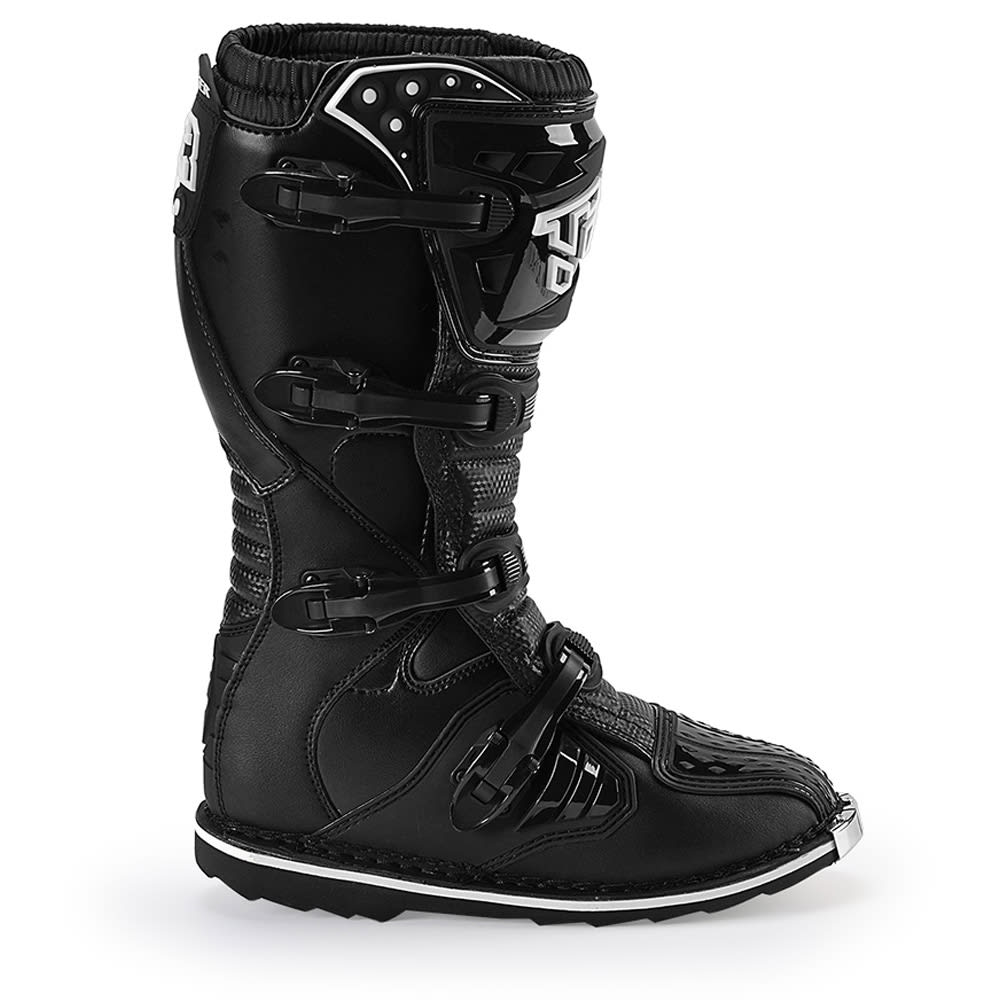 Botas para moto tiger racing tr-E001 negro motocross enduro3
