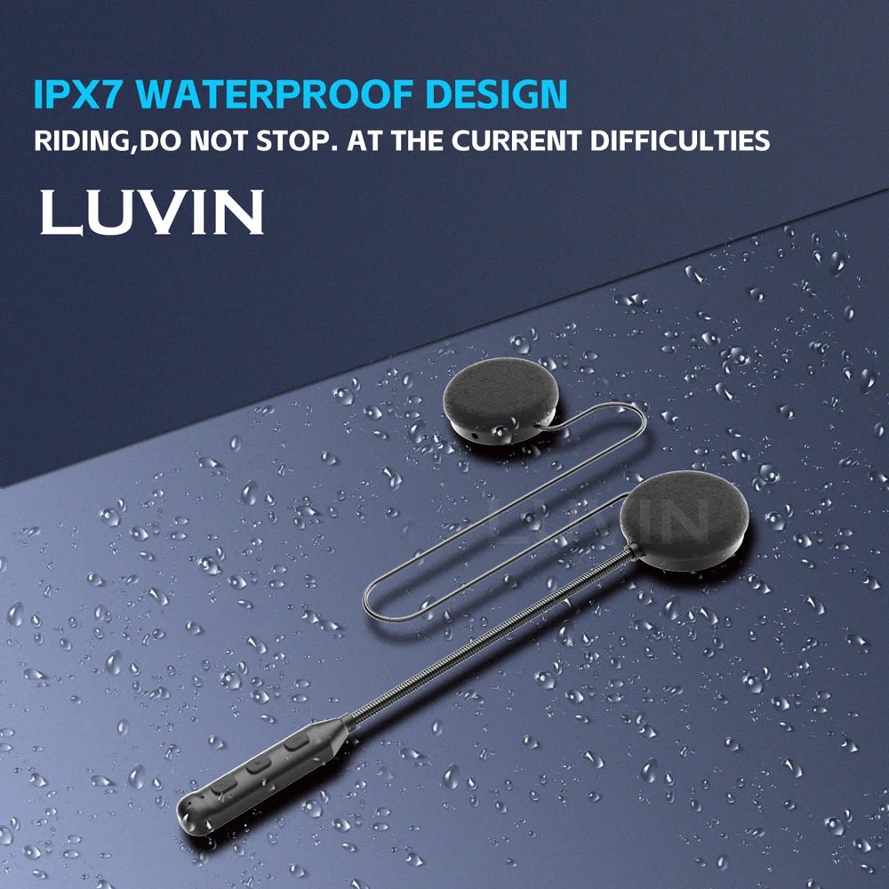 Manos libres para casco moto luvin S1 bluetooth 5.32