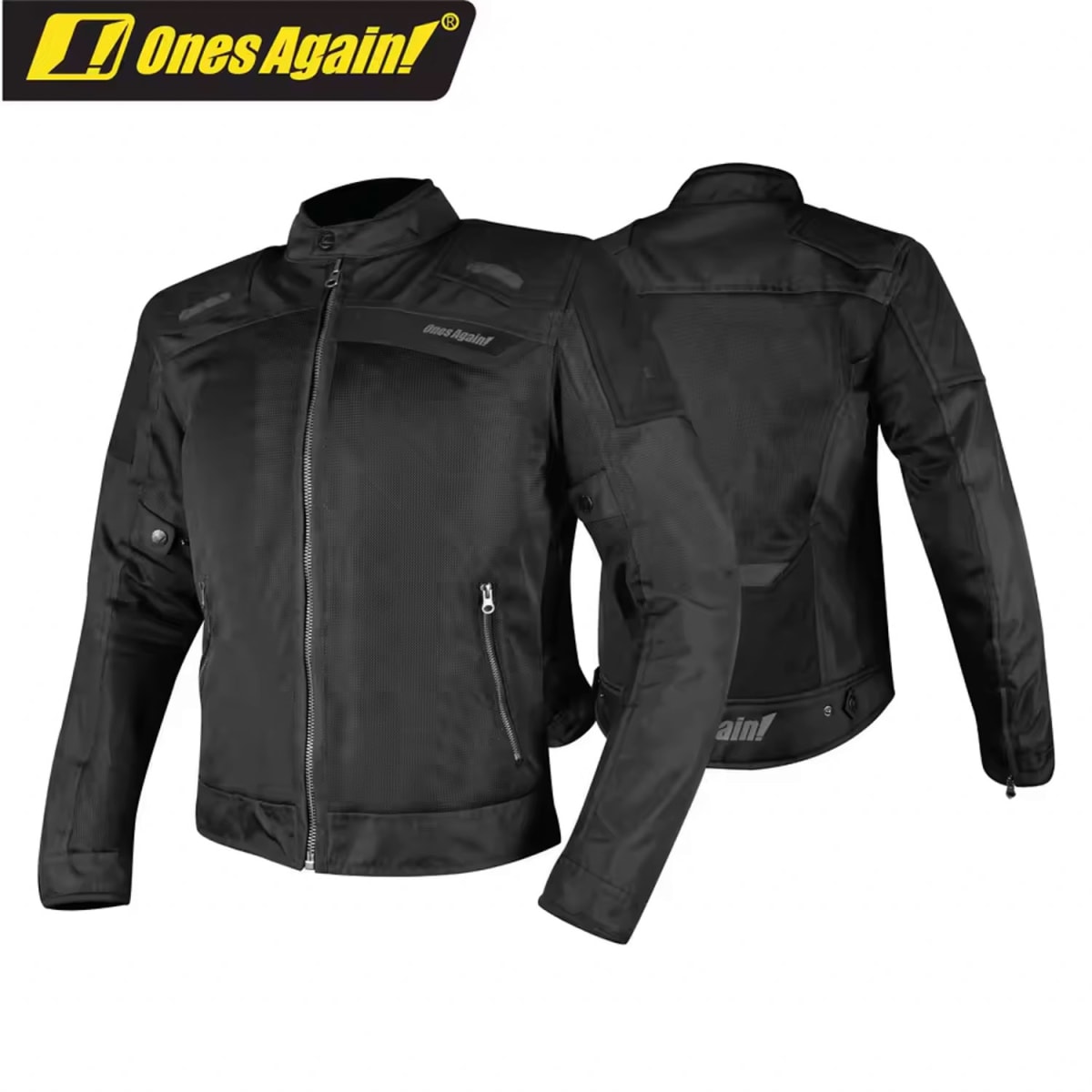 Chaqueta moto ones again sj01 protecciones negra3