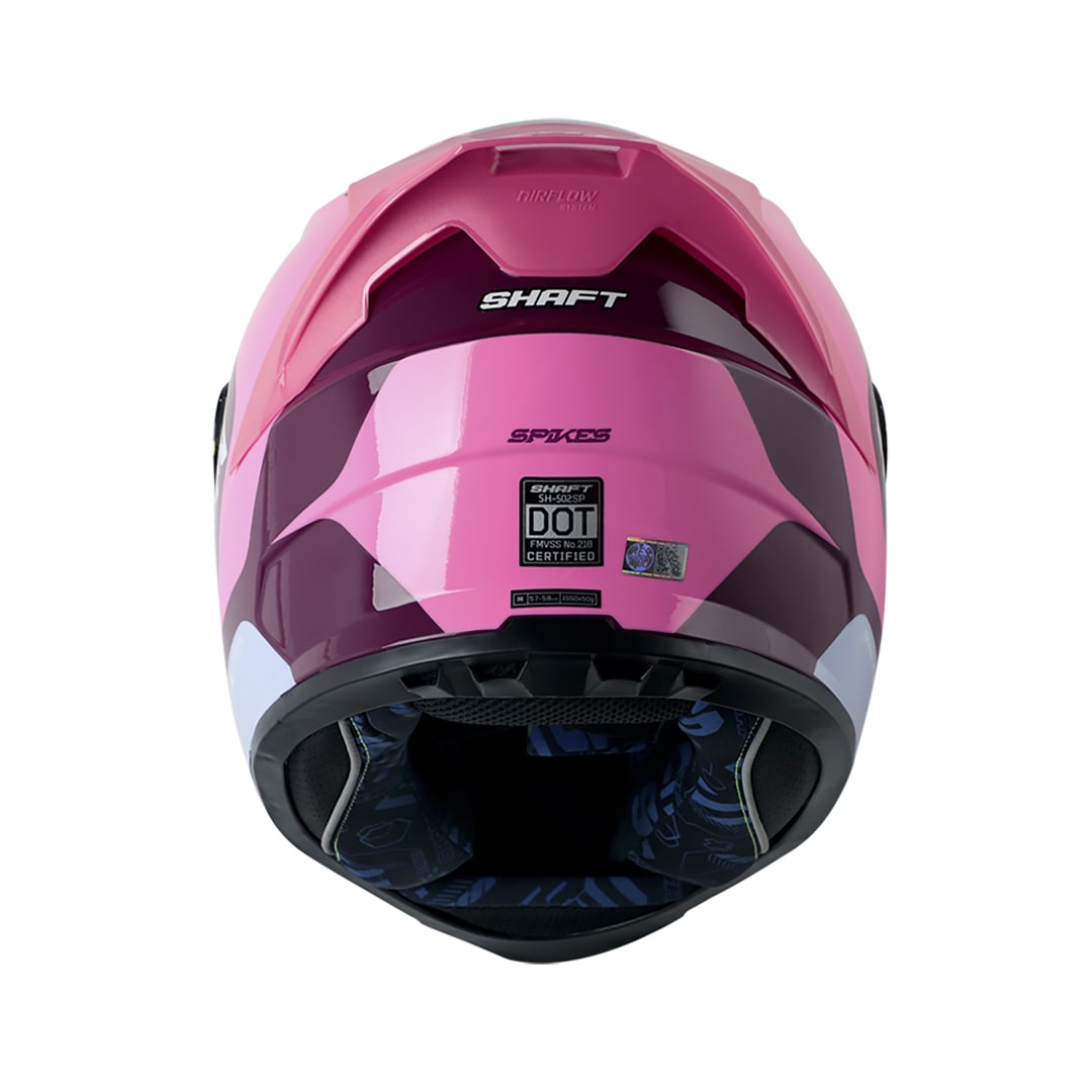 casco moto shaft 502sp spikes mr.o integral normal dot acreditado (V/SV)3