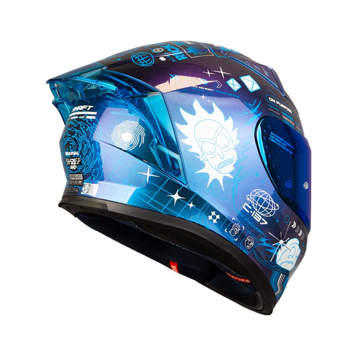 CASCO MOTO SHAFT 526SP EVO RICKVIVAL AZ INTEGRAL EDICIÓN LIMITADA5