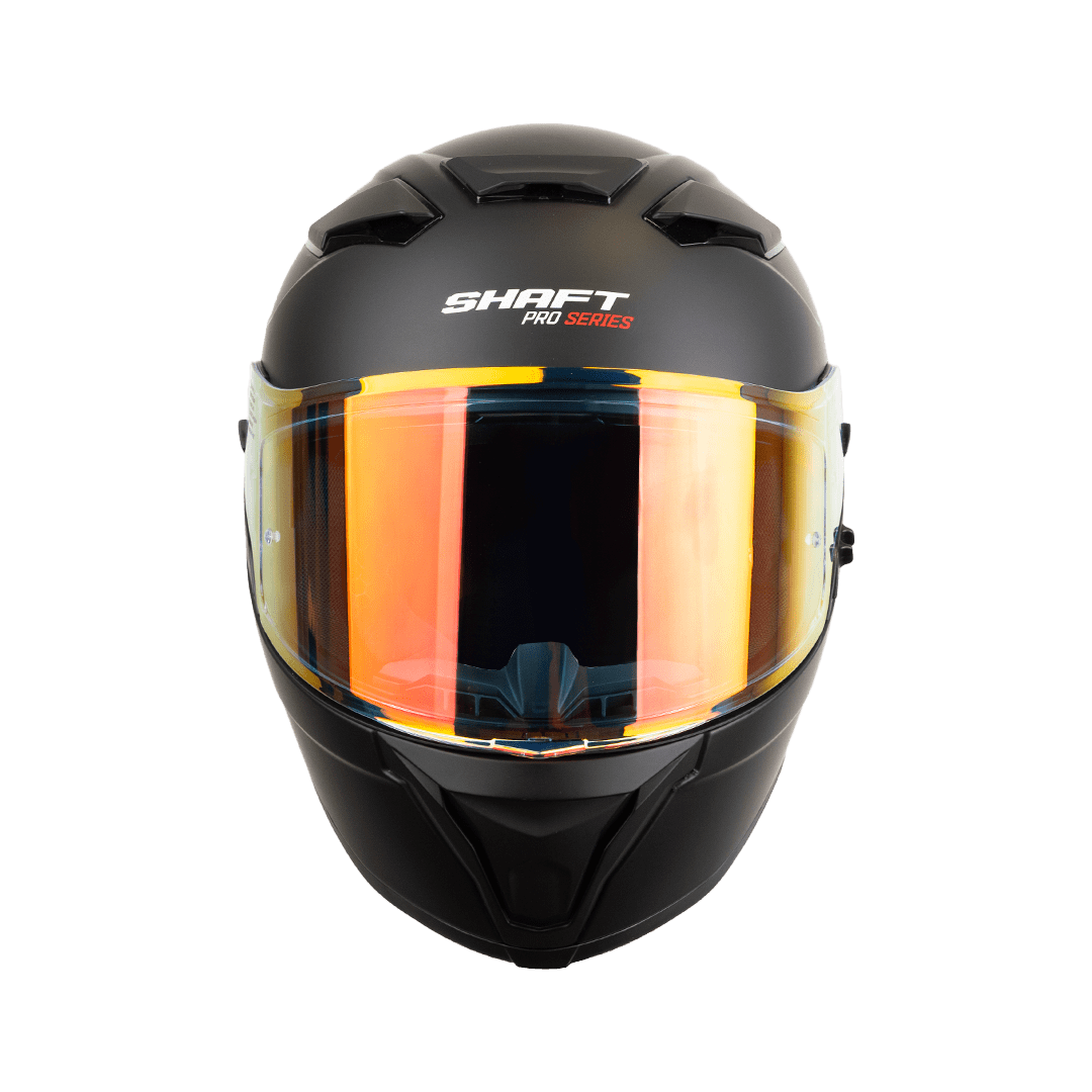 Casco moto shaft pro 606sp solid ng n7 rj integral con sun visor (V/SV)2