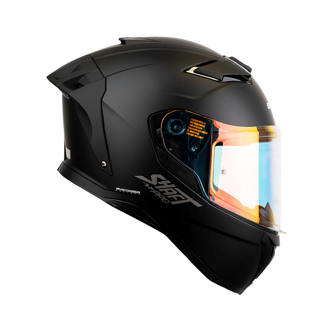 Casco moto shaft pro 606sp solid ng n7 rj integral con sun visor (V/SV)3