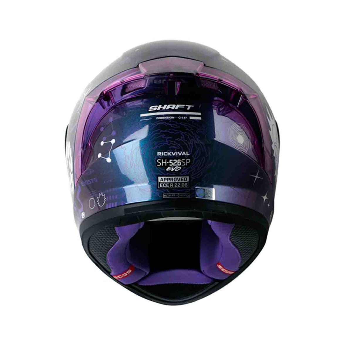 CASCO MOTO SHAFT 526SP EVO RICKVIVAL MR INTEGRAL EDICIÓN LIMITADA4