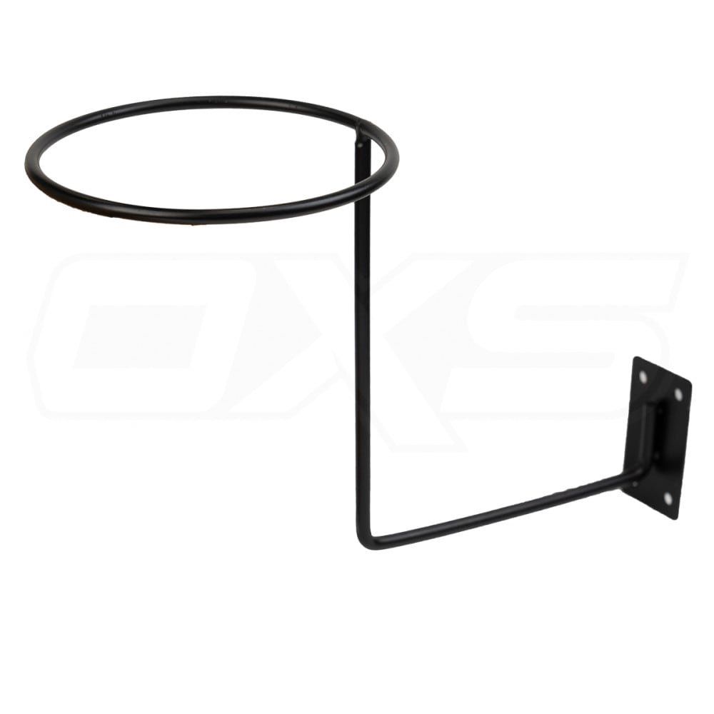 Soporte porta casco moto bicicleta tipo aureola pared2