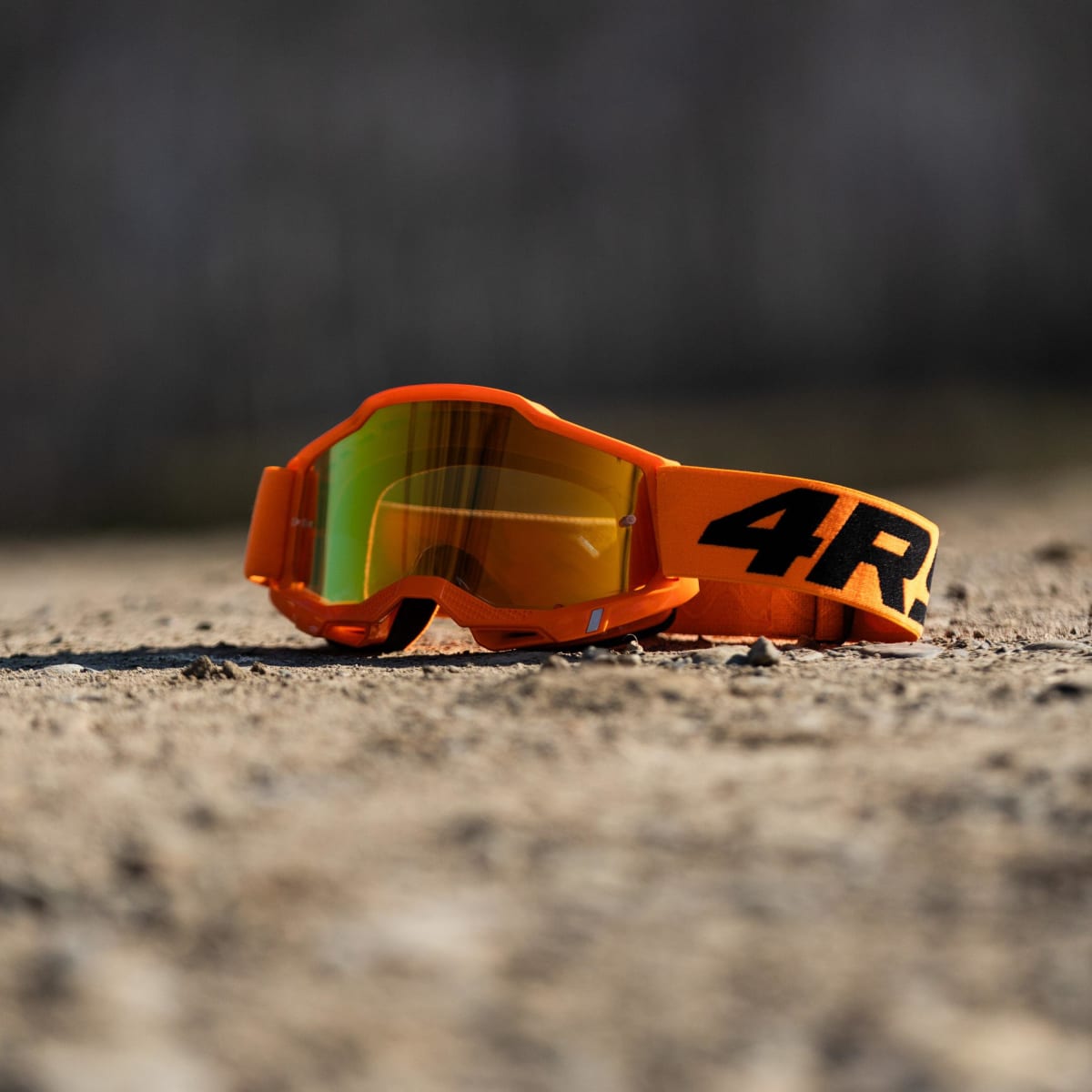 Antiparras para moto 4rs lite blanca motocross enduro mtb6