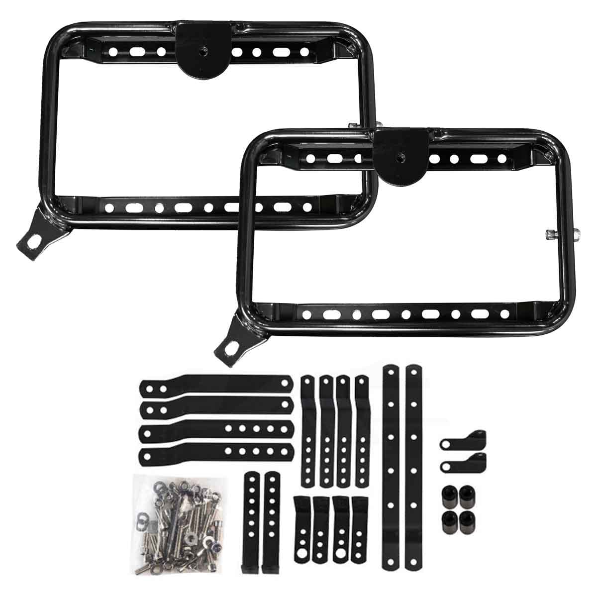 Maletas laterales moto 4rs V38 tipo aluminio 56lts negra5