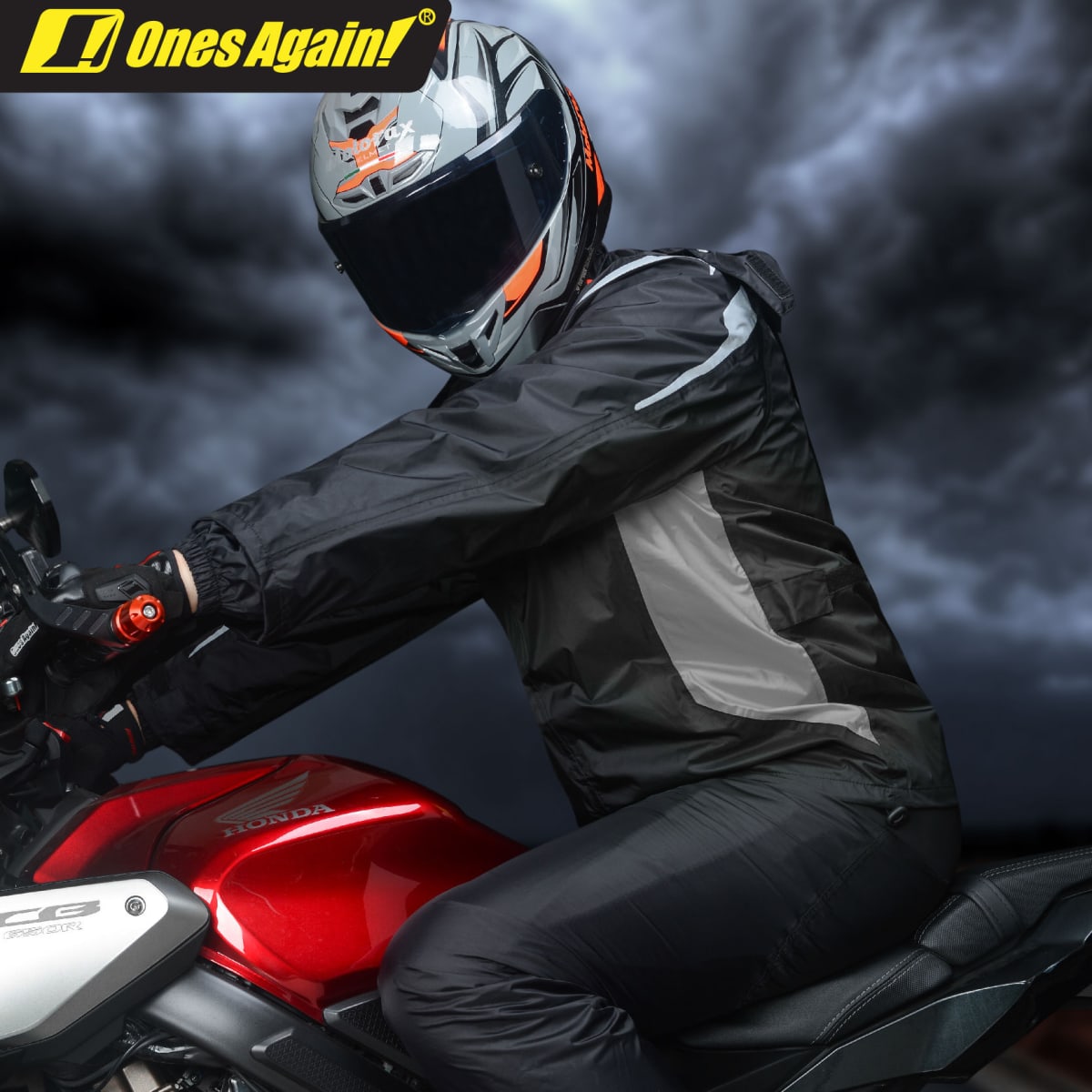 Conjunto traje impermeable ones again sj08 ng/gr waterproof3