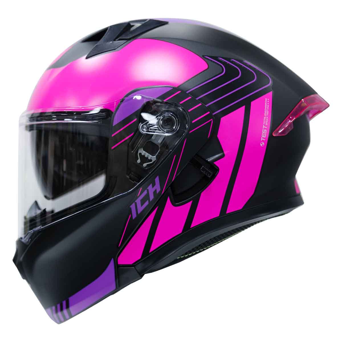 CASCO MOTO ICH 3120 ABATIBLE HOLGER FC SUN VISOR CERTIFICACION DOT