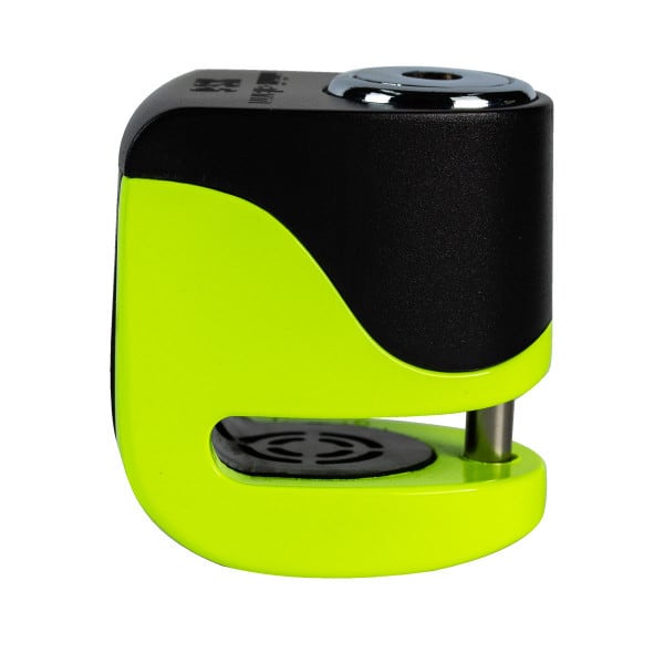 Candado Disco Moto Kovix Con Alarma Ks6 Verde Fluor | OXS