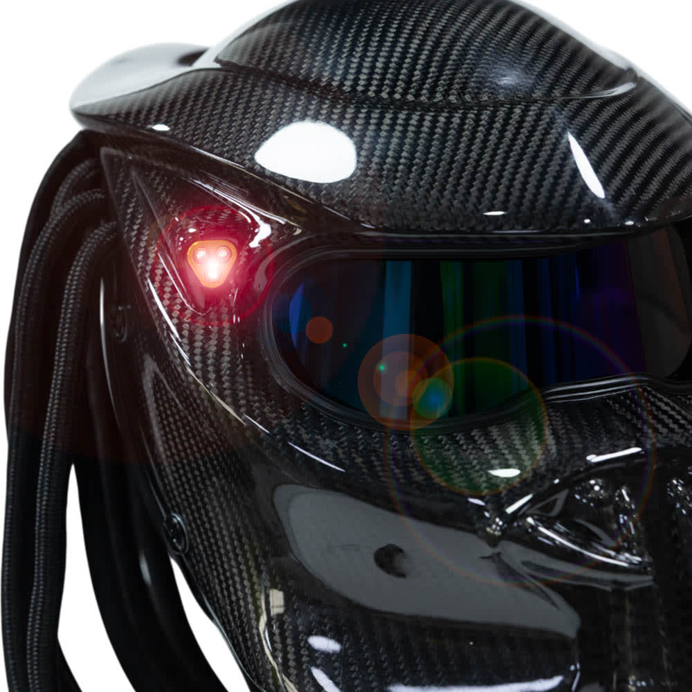 Depredador Casco De Motociclista Motociclista Moto De Depredador