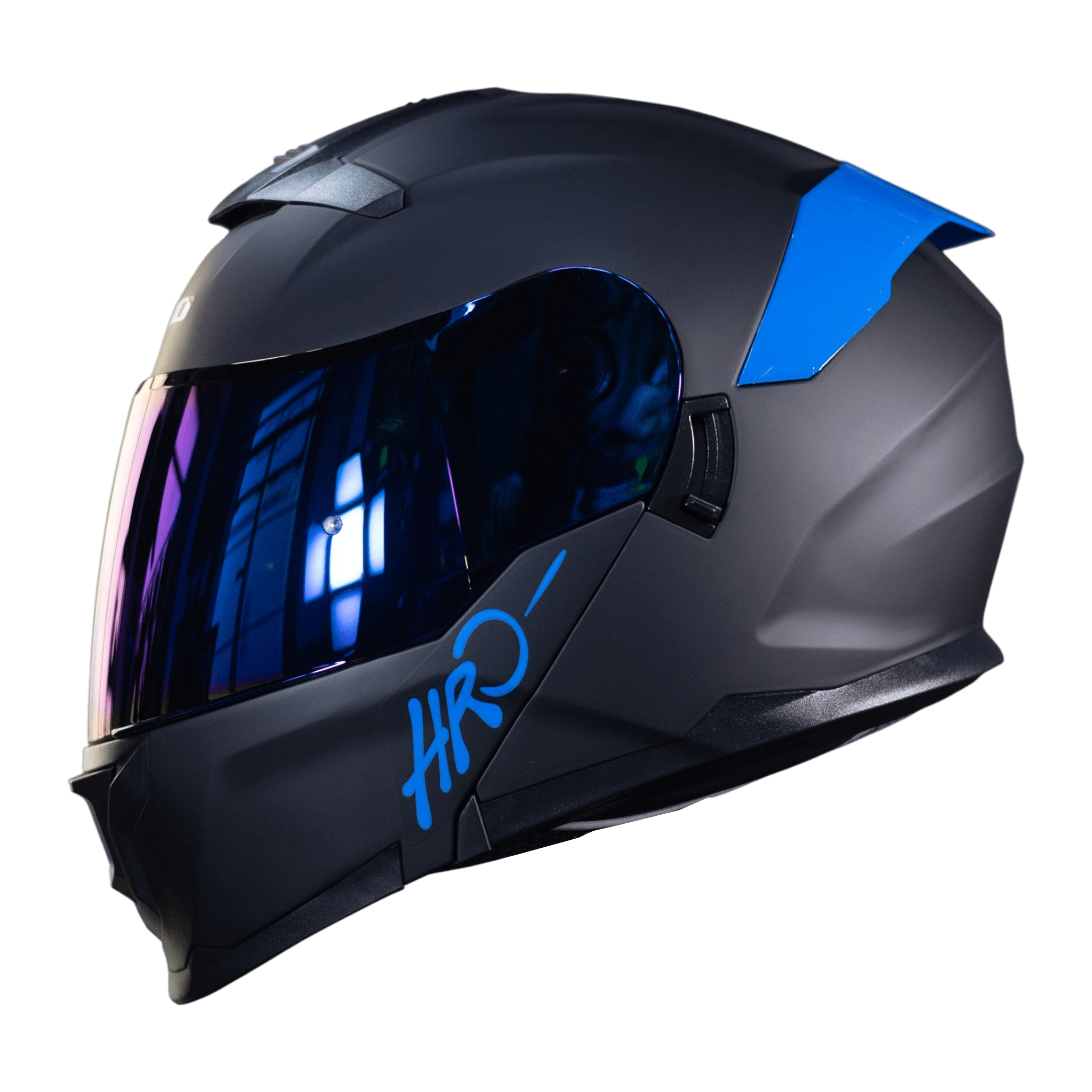 Casco Moto Hro 3440dv solid n.m az Abatible Sun Visor