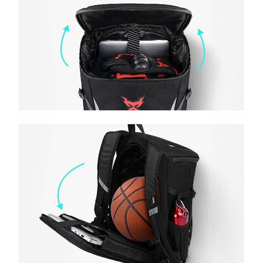 Mochila multipropósito motocentric 11-MC-0137 para moto expandible