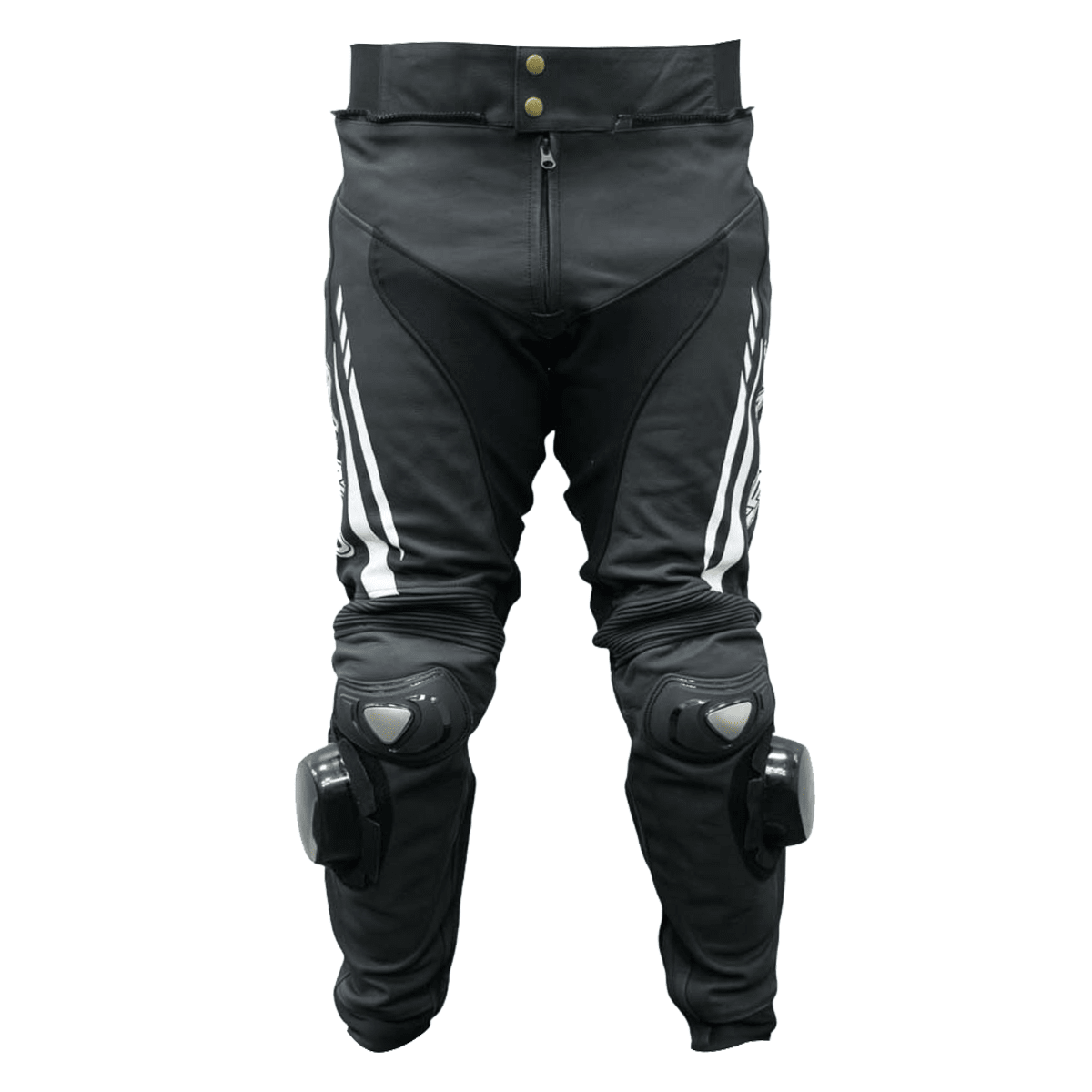 Pantalon moto armad gear steel cuero racing con sliders OXS