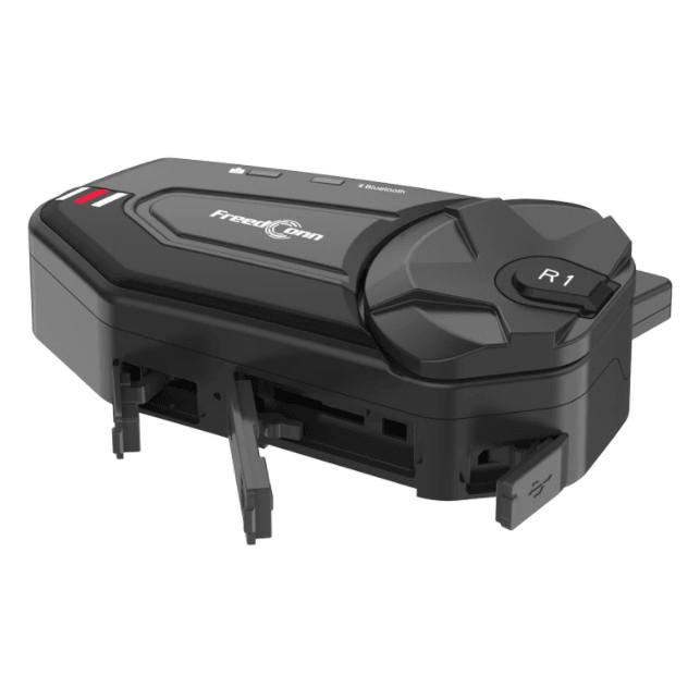 Manos libres bluetooth freedconn R1 plus casco moto camara full hd