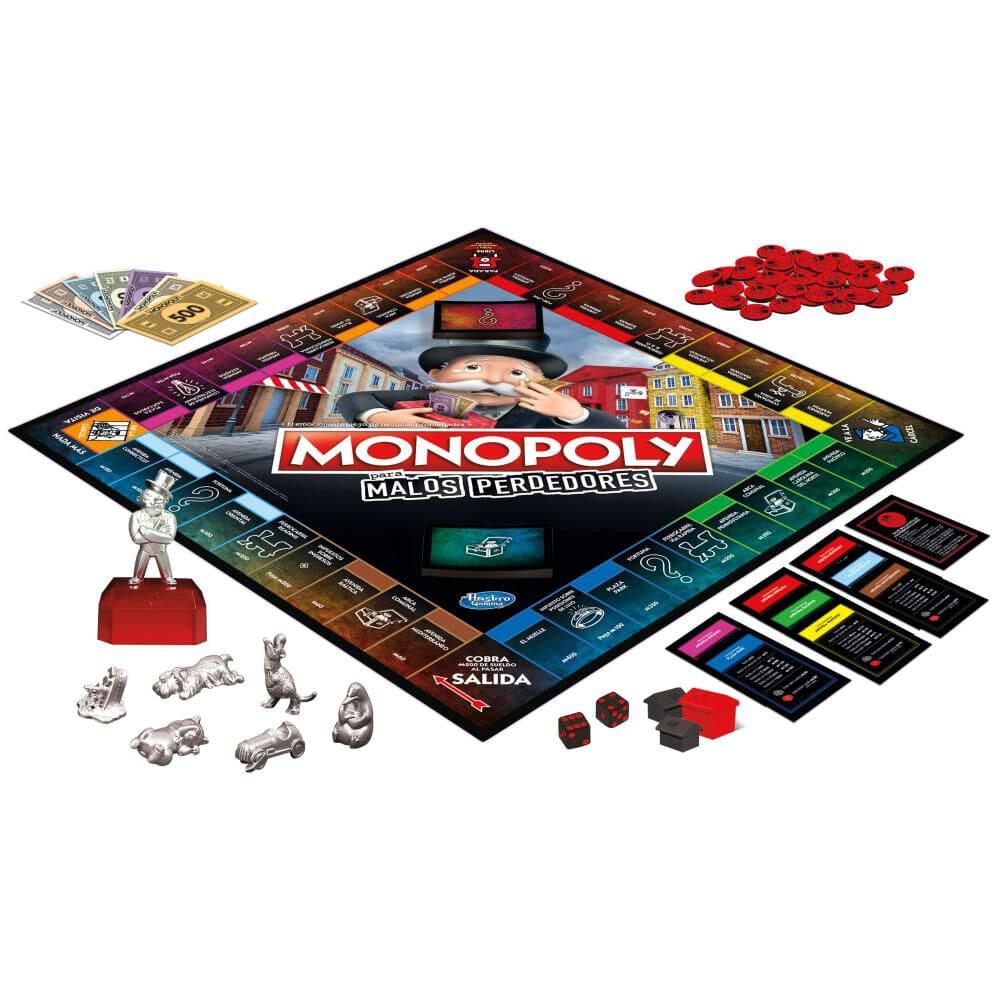 MONOPOLY MALOS PERDEDORES HASBRO