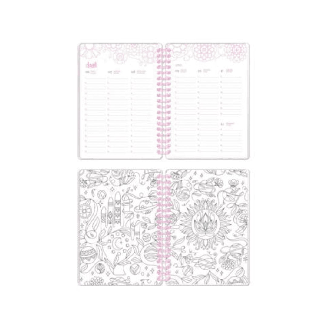 Agenda 2026 15x21 S.V. The Coloring Planner by Car Pintos THE GARAGE
