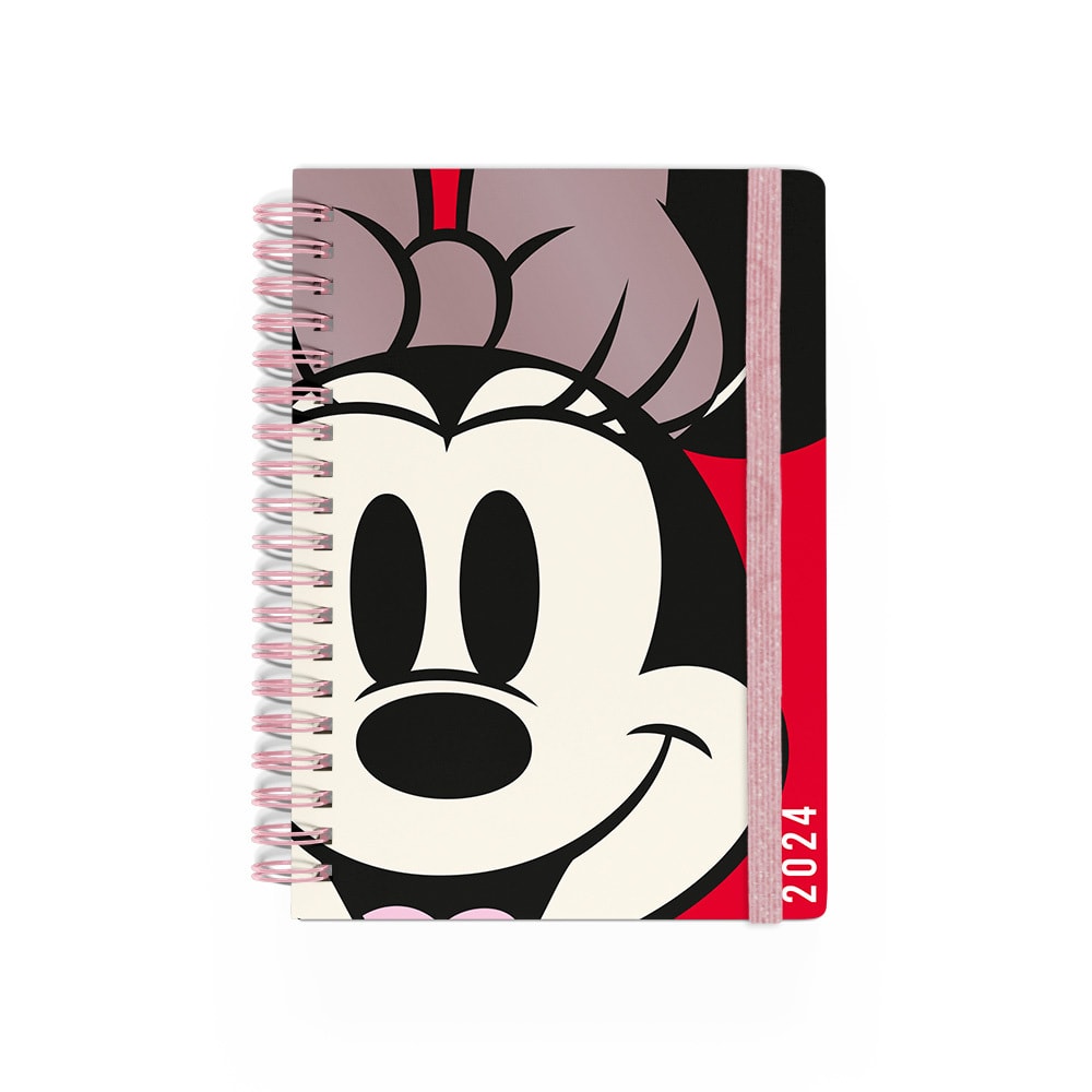AGENDA 2024 MINNIE MOUSE 14X20 (2 DÍAS POR PÁGINA) - MOOVING THE GARAGE