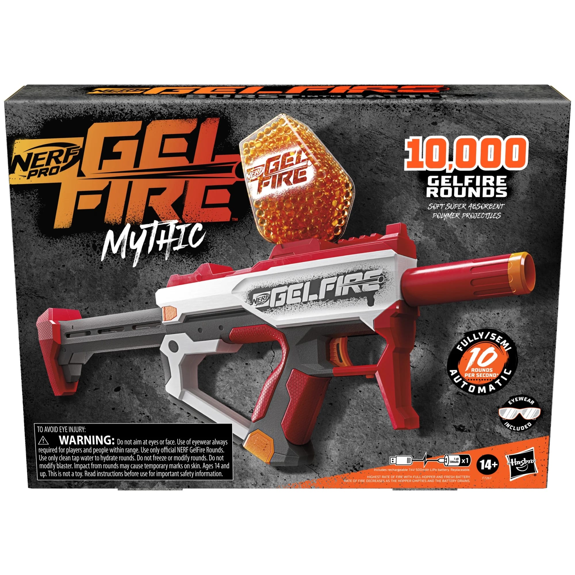 NERF PRO GELFIRE MYTHIC | Juguetería Little Toys Chile
