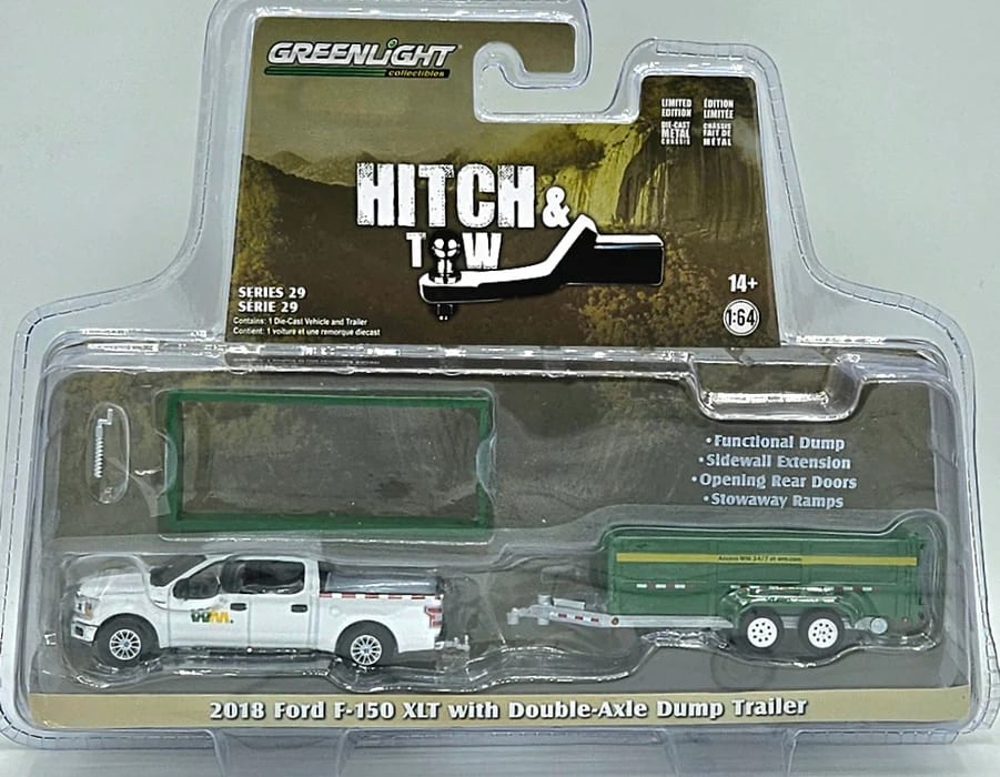ミニカー Greenlight 1/64 HITCH & TOW 1:64 Hitch & Tow Series 29 Assortment | Juguetería Little Toys Chile