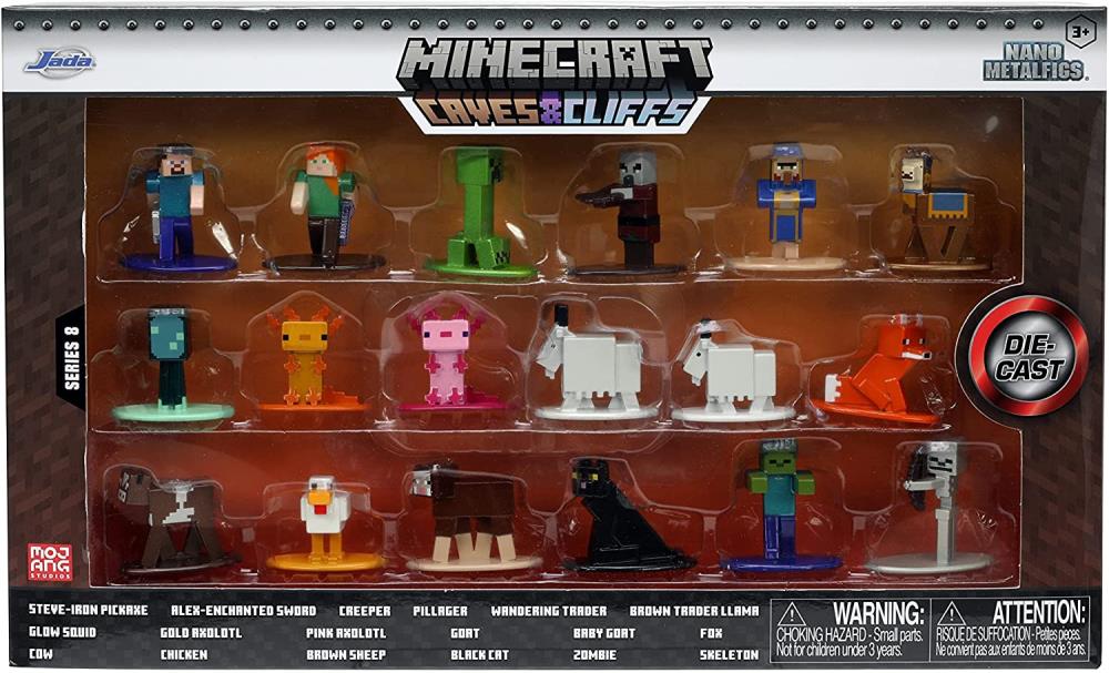 1.65 | Nano Minecraft  | Minecraft Caves and Cliffs (18 Pack-Wave 8) JADA