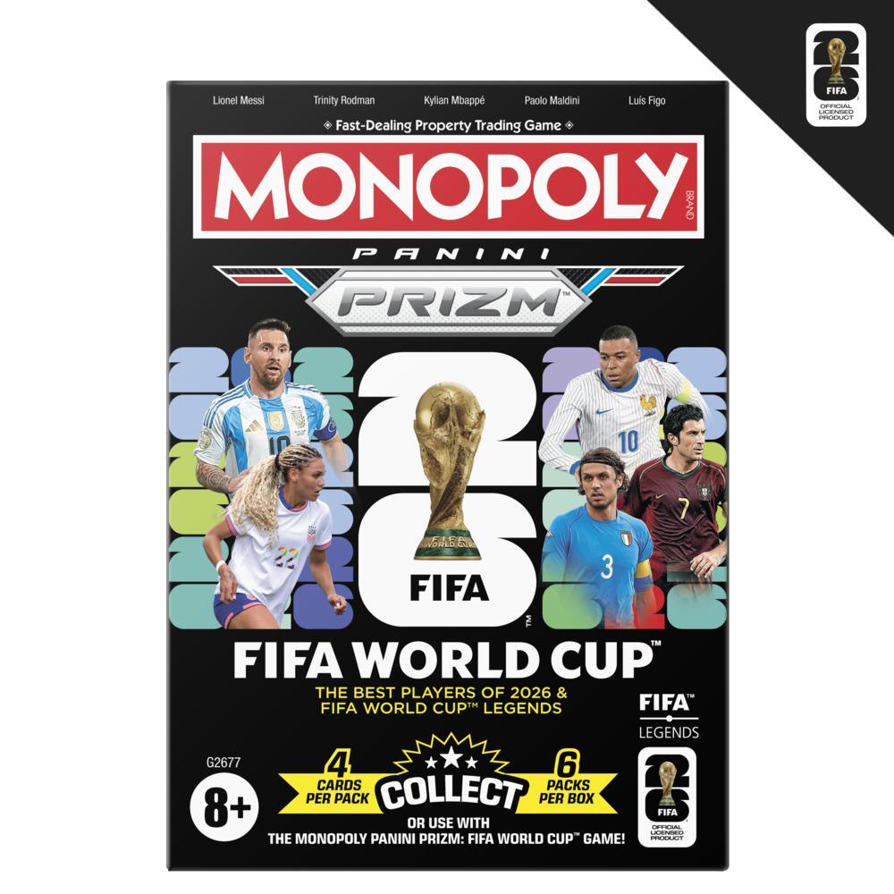 Caja de Sobres de Cromos de la Copa Mundial de la FIFA - Monopoly Panini Prizm HASBRO