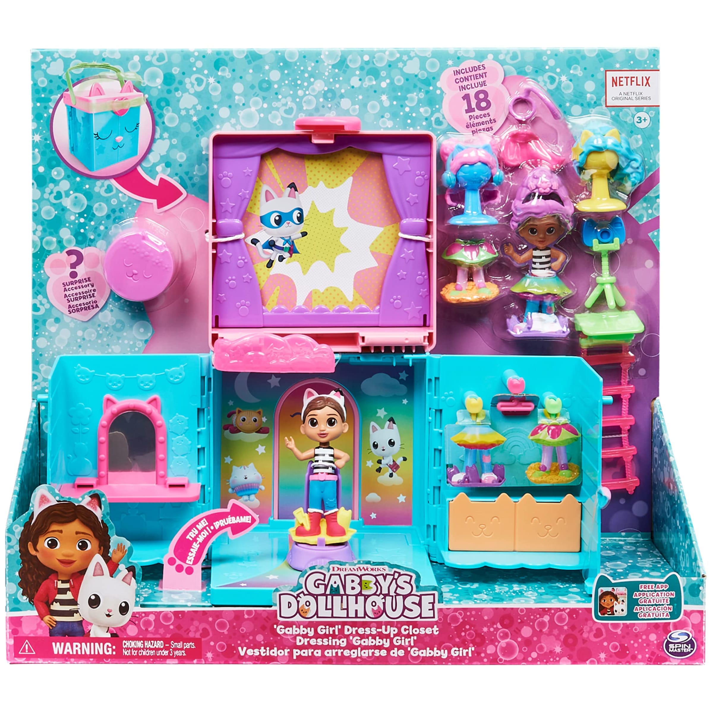 GABBY´S DOLLHOUSE CLOSET ARCOIRIS | Juguetería Little Toys Chile