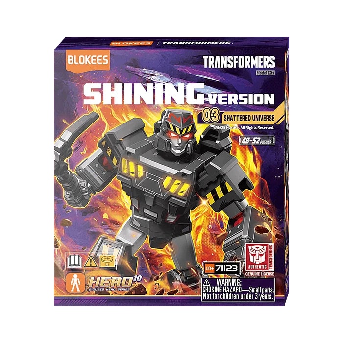 Blokees Figures | Transformers Shining Version 03 Shattered Universe | Figuras Al Azar BLOKEES