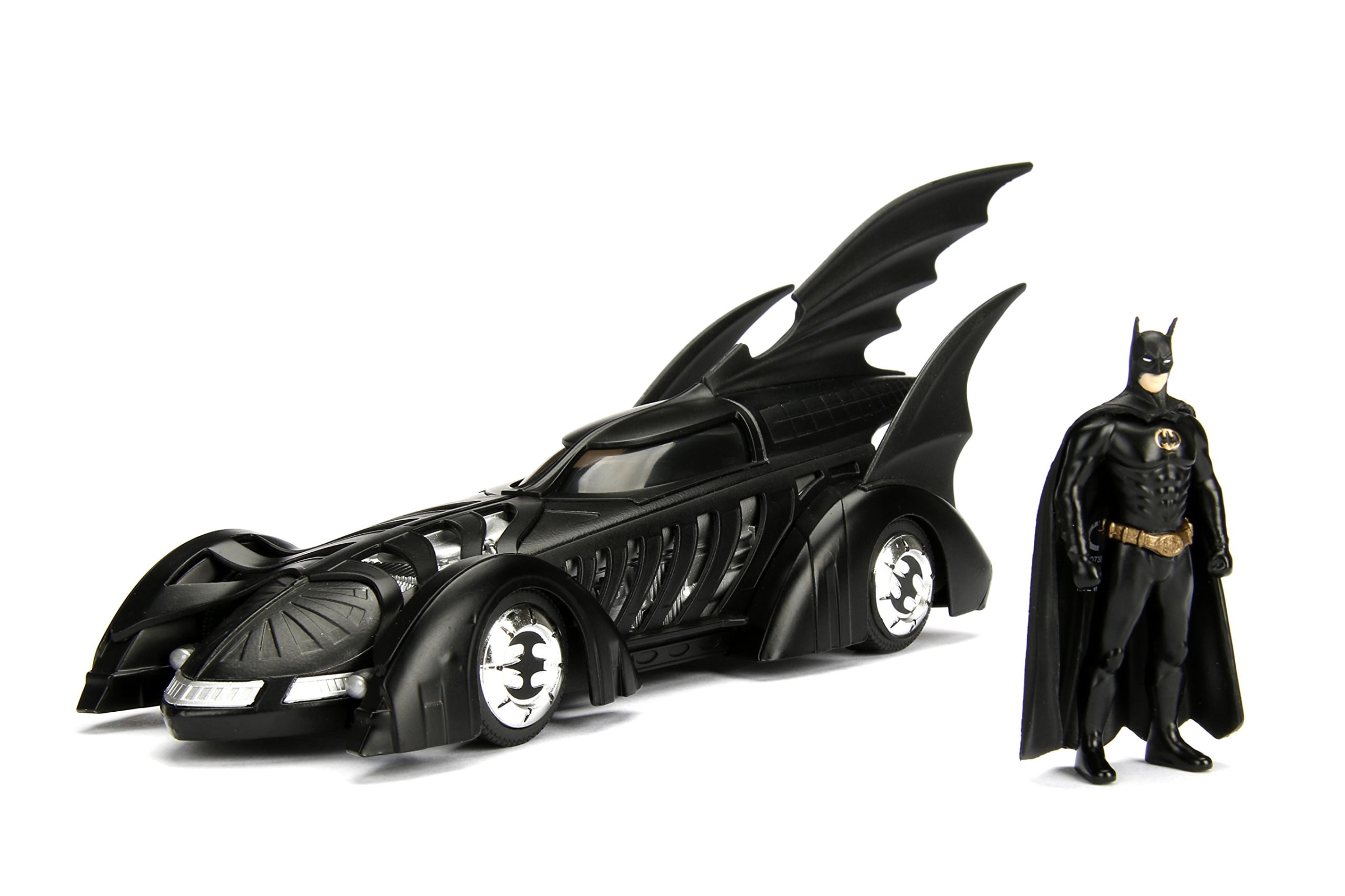 2.75+1:24 Batmobile | 1995 Batman Forever Batmobile W/Batman Figure JADA
