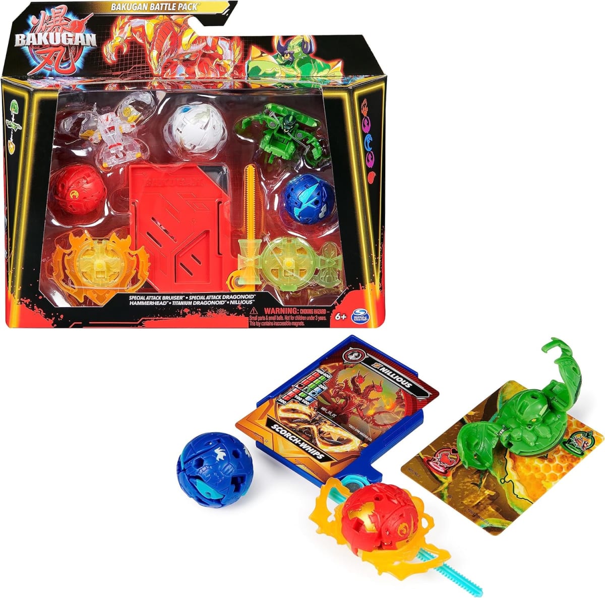 BAKUGAN SET BATALLA ATAQUE GIRATORIO | Juguetería Little Toys Chile