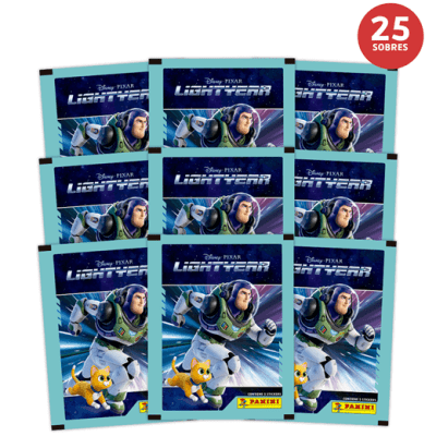 PANINI STICKERS LIGHTYEAR MOVIE PACK 25 SOBRES PANINI STICKERS LIGHTYEAR MOVIE PACK 25 SOBRES