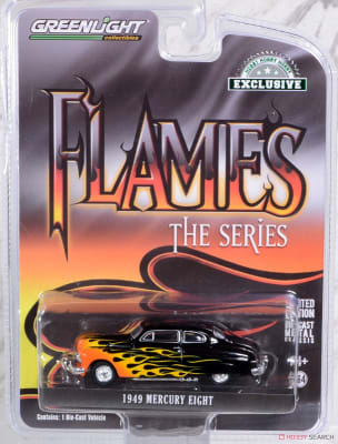 1:64 Flames The Series - 1949 Mercury Eight 2-Door Coupe - Black with Flames (Hobby Exclusive)1