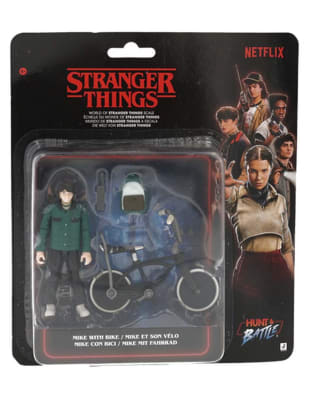 STRANGER THINGS FIGURA MIKE CON BICI PACK1