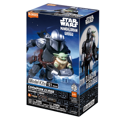Blokees Figures | Star Wars | Champion Class | CC05 | Din Djarin & Grogu1