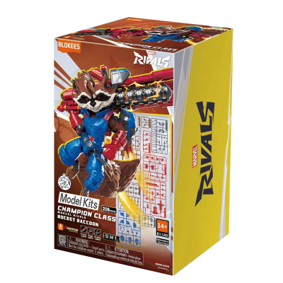 Blokees Figures | Marvel | Rivals | Champion Class 08 | Rocket Raccoon1