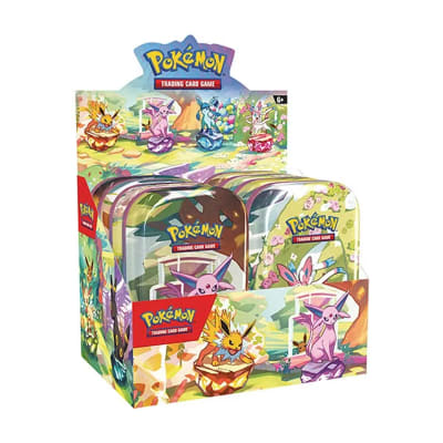 Pokémon TCG: Scarlet & Violet - Prismatic Evolutions - Mini Tin ESPAÑOL1