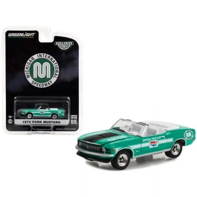 1:64 1970 Ford Mustang Mach 1 428 Cobra Jet Convertible - Michigan International Speedway Official1