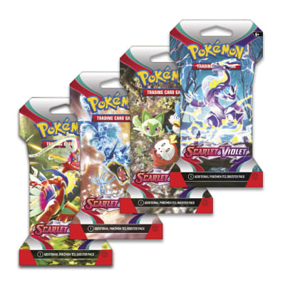 POKEMON SCARLET & VIOLET SLEEVED BOOSTER INGLÉS1