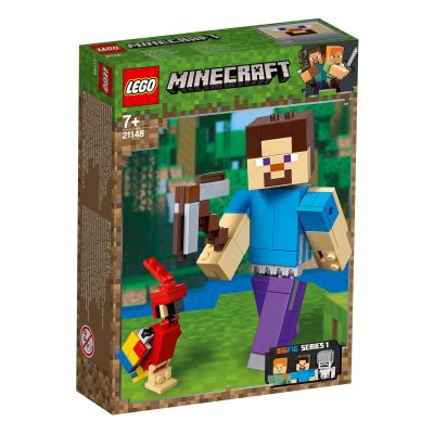 LEGO MINECRAFT BIGFIG STEVE CON LORO1