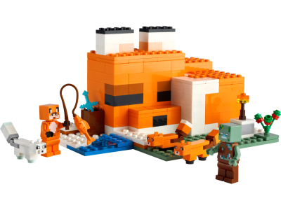 LEGO MINECRAFT EL REFUGIO-ZORRO LEGO MINECRAFT EL REFUGIO-ZORRO