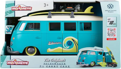 MAJORETTE VW THE ORIGINALS T1 CARRY CASE + 1 CAR2